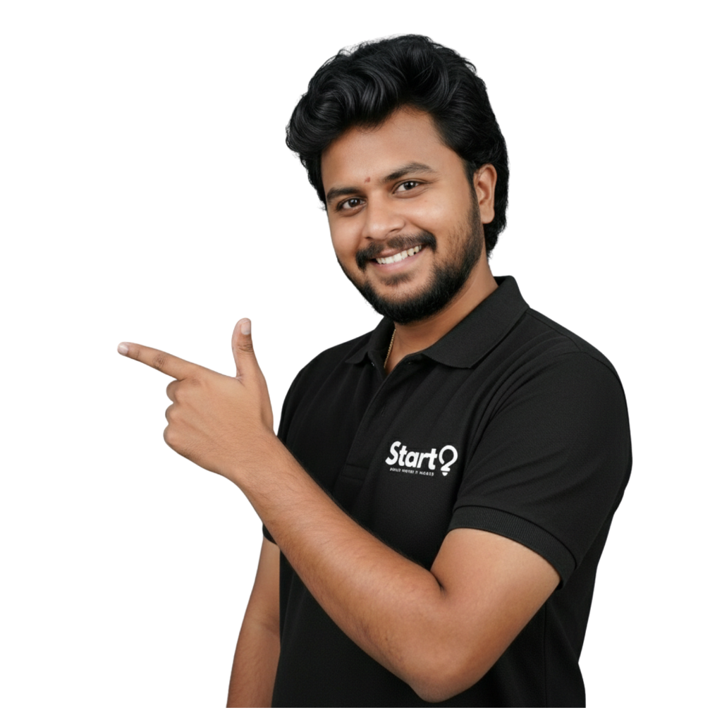 Starto Dashboard on Laptop